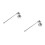 2Pcs Iron Candle Snuffer Extinguisher Silver with Long Handle for Home 5