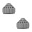 2Pièces Rangement Pour Forets En ABS Gris Avec Rotation Stable 8