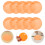 50Pcs Orange Pet Light Gels Sheets Self-Adhesive Warm Color Correction 10
