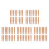 250Pcs Easy Replace Nylon Paint Pen Tips Orange Soft for Art Markers 4
