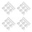 120Pcs White Plastic Childproof Outlet Caps for Home Electrical Safety 9