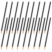 200Pcs Soft Fiber Disposable Eyeliner Brushes Black for Home Makeup