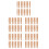250Pcs Easy Replace Nylon Paint Pen Tips Orange Soft for Art Markers 6