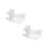 2Pcs Grey Plastic Air Conditioner Drain Tray for Home and Office Use 6