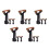 15Pcs Multi ABS Billiard Cue Tip Replacement Tool Pool Cue Holder Clip 7