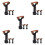 15Pcs Multi ABS Billiard Cue Tip Replacement Tool Pool Cue Holder Clip 8