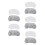 10Pcs Breathable Baby Lounge Chair Covers Microfiber Assorted Colors 4