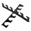 10Pcs Black Acrylic Vertical Fishing Pole Rack Wall Mount Organizer 3