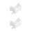 2Pcs Grey Plastic Air Conditioner Drain Tray for Home and Office Use 8