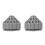 2Pièces Rangement Pour Forets En ABS Gris Avec Rotation Stable 4