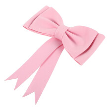 3Pcs Pink Car Bowknot Decorations Waterproof Sponge for Tail Bumper