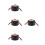 4Pcs Rosy Aluminum Automatic Fire Extinguishers for Automotive Use 5