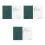 6Pcs Wedding Vow Books Set Paper Multi Color His and Hers Keepsake 6