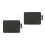 2Pcs Wireless Charging Mouse Pad for Computer PU Black Gaming Mat 8