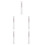 5Pcs Portable Round Head Silicone Lip Brush White Reusable Makeup Tool 6