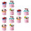 12Pcs Fake Sandwich Biscuit Models PVC Assorted Color Decorative Props 9