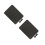 2Pcs Wireless Charging Mouse Pad for Computer PU Black Gaming Mat 6