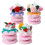 12Pcs Fake Sandwich Biscuit Models PVC Assorted Color Decorative Props 3