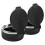 4Pcs Compact Smokeless Auto Ashtray Black ABS Car Cup Holder with Lid 1