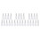 27Pcs Durable White Glass Spray Bottles Pump Design for Makeup Storage 6