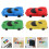 100Pcs Assorted Color Cute Car Shaped Pencil Erasers for Students 10