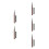 5Pcs Ergonomic Coffee Nail Art Pens Fine Liner and Embossing Tools 5