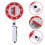 Portable LED Double-Sided Parking Sign Plastic Stop Signal Paddle 11