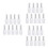 27Pcs Durable White Glass Spray Bottles Pump Design for Makeup Storage 8