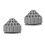 2Pièces Rangement Pour Forets En ABS Gris Avec Rotation Stable 6