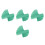 52Pcs Golf Grip Tape Strips Double Sided Light Green Rubber Adhesive 7