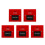 5Pcs Multi-Use Security Alarm Button for Fire Exit Release and Safety 6