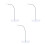 3Pcs Clear Doll Holder Stands Versatile Height Adjustable Display Rack 4