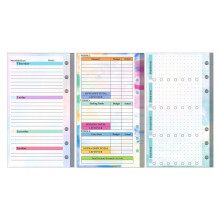 3Sets Expense Tracker Notebook A6 Size Bill Organizer for Home Use