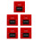 5Pcs Multi-Use Security Alarm Button for Fire Exit Release and Safety 5
