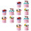 12Pcs Fake Sandwich Biscuit Models PVC Assorted Color Decorative Props 8