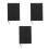 3Pcs Black Work Planner Notepad with Thick Paper for Daily Use 8