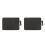 2Pcs Wireless Charging Mouse Pad for Computer PU Black Gaming Mat 5