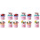 12Pcs Fake Sandwich Biscuit Models PVC Assorted Color Decorative Props 6