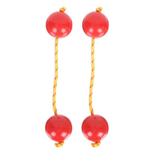 10Pcs Handheld Red Percussion Balls ABS Shaker Instrument for Music 1