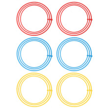 36Pcs Toss Rings for Kids Plastic Hand Skill Game Assorted Colors