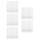 75Pcs White Tailor Marking Chalk Pencils Erasable Fabric Pens 6