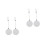4Pcs Steel Retractable Safety Cable Lock for Electronics Storage White 4