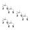 6Pcs Folding Bike Front Brake Caliper Silver Alloy Durable Clamp Set 6