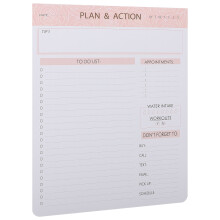 5Pcs Convenient to Do List Pad Paper Multi-Use Notepads