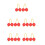 10Pcs Handheld Red Percussion Balls ABS Shaker Instrument for Music 4