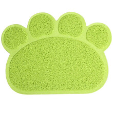 2Pcs Cat Litter Mat Shape Non-Slip Waterproof Pet Placemat