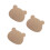 3Pcs Wooden Clay Mold Pottery Tools Bear Shape Plate Form Handbuilding 9