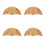 4St Beige Voetbaden Isolerend Universeel Spatwaterdicht 5