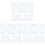 White Mandala Dot Stencils Reusable DIY Painting Templates Pet 3