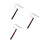 3Pcs Compact Roller Stands with Five Line Support for Home Use 5